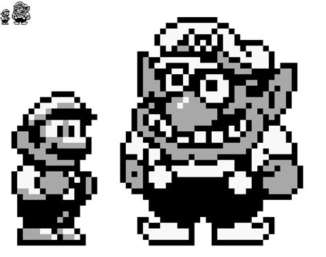 10x Sprite - Mario and Wario in Super Mario Land 2 by Abbysek on DeviantArt