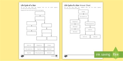 Life Cycle Of A Star Worksheet Answer Key Support Worksheet