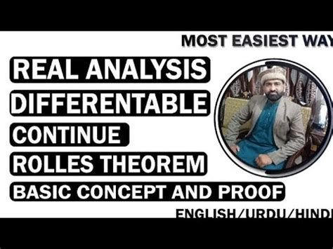 State And Prove The Rolls Theorem By J Mathguru Youtube