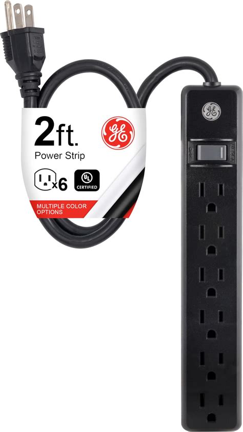 Amazon Ge Outlet Power Strip Ft Extension Cord Heavy Duty