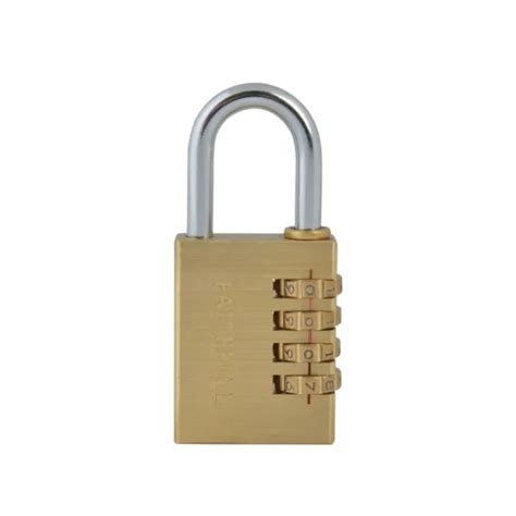 PC Building Supplies Brass Combination Padlock 38mm