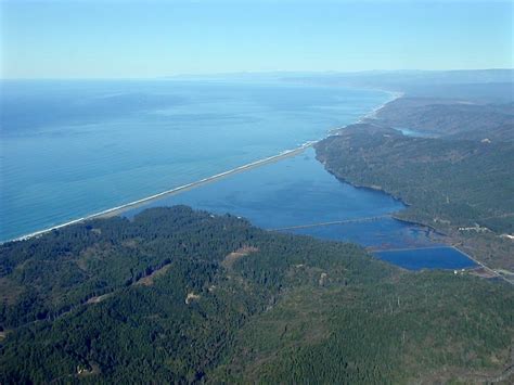 Big Lagoon, California from the Air