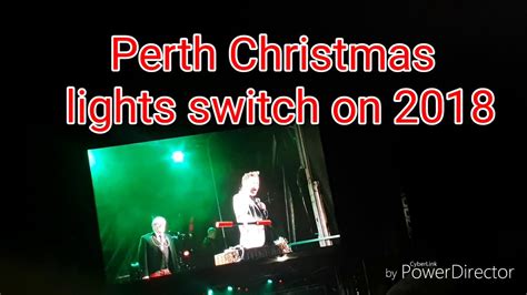 Perth Christmas Lights Switch On 2018 Scotland Youtube