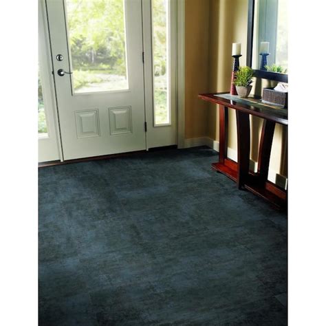 Armstrong Flooring Terraza Grand 18 In X 18 In Aspen Gray Stained