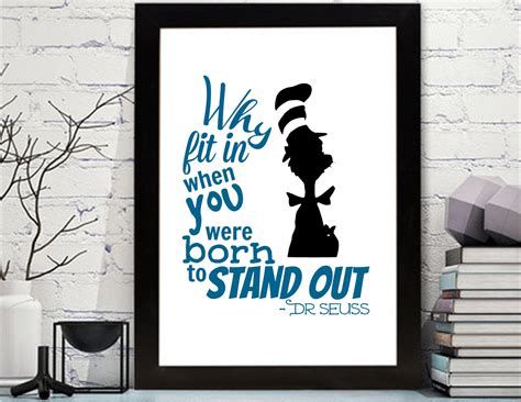 Dr. Seuss Quotes Printable - Dr. Seuss - Wall Art - Dr Seuss Nursery ...