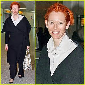 Tilda Swinton Is Red Hot Tilda Swinton Just Jared
