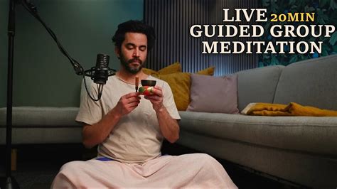 Guided Group Meditation 20min Mondays With Qanda Youtube