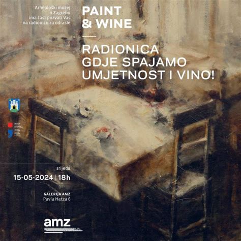 Paint Wine Radionica U Kojoj Spajamo Umjetnost I Vino S