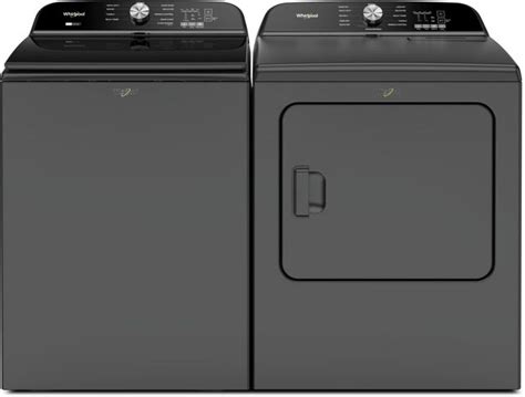 Whirlpool® Volcano Black Top Load Laundry Pair Groves Tv And Appliance