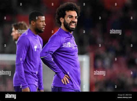 Mohamed Salah Of Liverpool Southampton V Liverpool Premier League