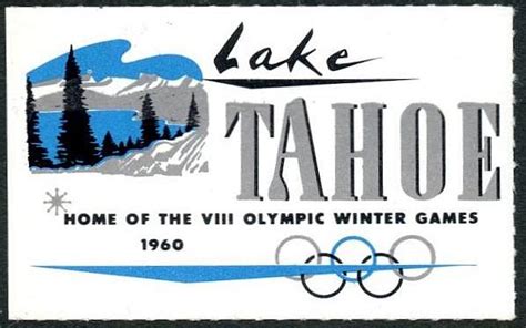 Poster Stamps And Labels Of The Olympic Games 1960 Winter Squaw Valley