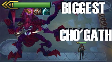 Can Cho Gath Be A Carry In TFT BIG CHO BITTEM YouTube