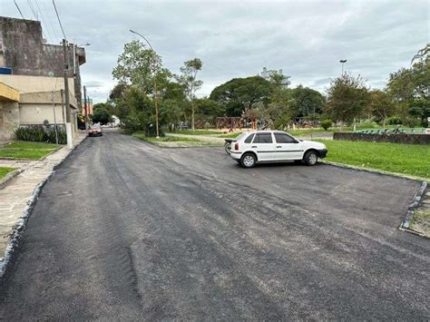 Pavimenta O Asf Ltica Conclu Da Na Rua Osvaldo De Souza Gomes Em Camaqu