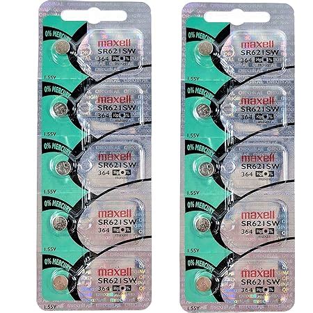 Amazon Maxell Watch Battery Button Cell Sr Sw Sr Sw Pack