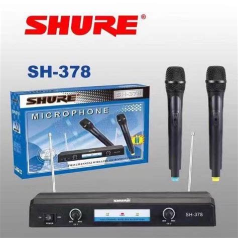 Shure Sh 378 M Wireless Microphone♠ Lazada Ph