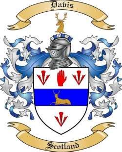 Davis Family Crest from Scotland by The Tree Maker