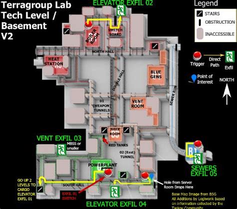Labs Main Map — Escape From Tarkov Interactive Map | GameMaps