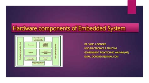 2 Block Diagram And Components Of Embedded System