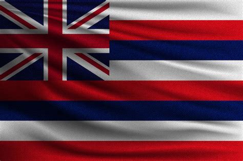 Premium Vector The National Flag Of Hawaiian Island