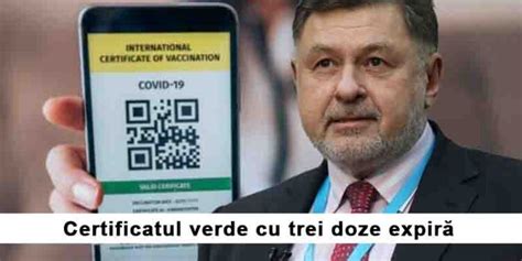 Când expiră certificatul verde cu trei doze Info Moldova Știri