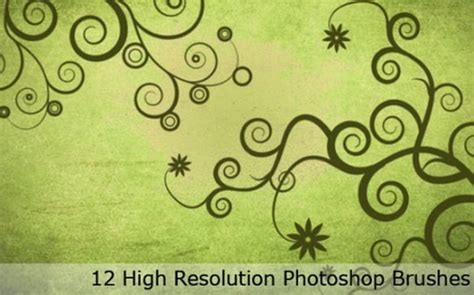 50 Photoshop Brushes That Make Your Site Swirl And Flourish