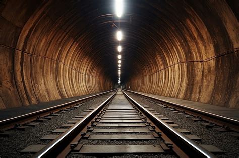 railway tunnel infrastructure transportation  photo rawpixel