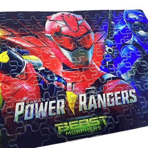 Quebra cabeça Personalizado Power Rangers Morfagem Feroz Elo7