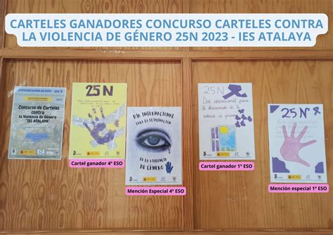 Entregados Los Premios Del Concurso De Carteles Contra La Violencia De