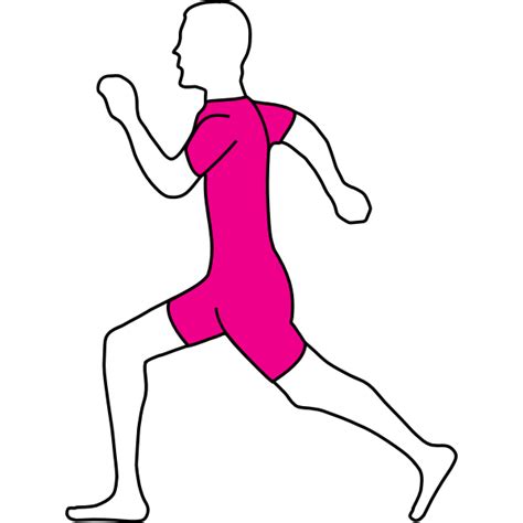 Jogging man vector | Free SVG