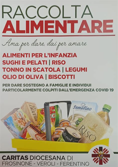 Frosinone Caritas Raccolta Alimentare Per Linfanzia Nei