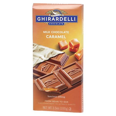 Chocolate Ghirardelli Leche Carmelo 99gr