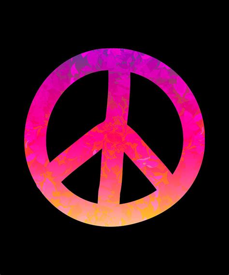 Abstract World Peace Symbol Digital Art By Calnyto Fine Art America