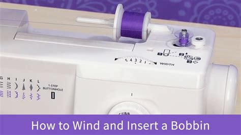 How To Wind And Insert A Bobbin On The Baby Lock Zeal YouTube