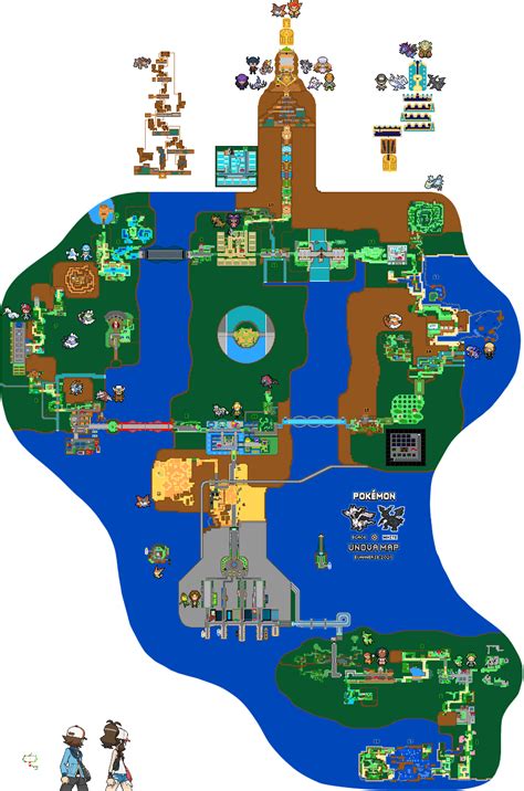 pokemon unova region map