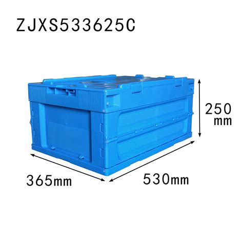 36l Blue Color Collapsible Solid Box Type Plastic Material Camping Box With Lid Buy 36l