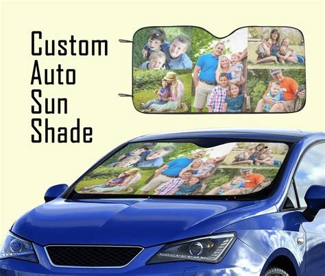 Personalized Photo Auto Sun Shade,Custom Faces Auto Sunshade,Car ...