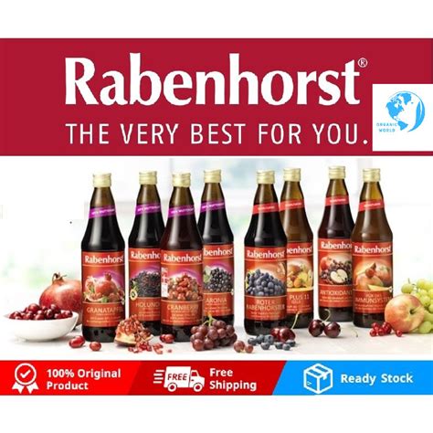 Rabenhorst Organic Juice Cherry Blueberry Apple Cranberry Prune