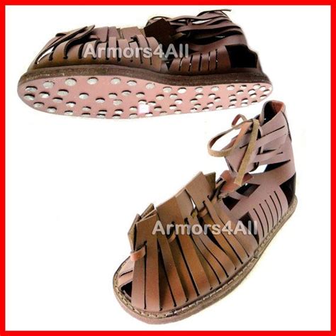 Medieval Roman Sandal Calligue Legionnaire Leather By Armorshopusa 49