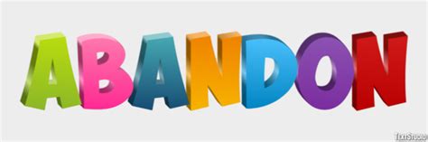 abandon multi color    year text effect generator