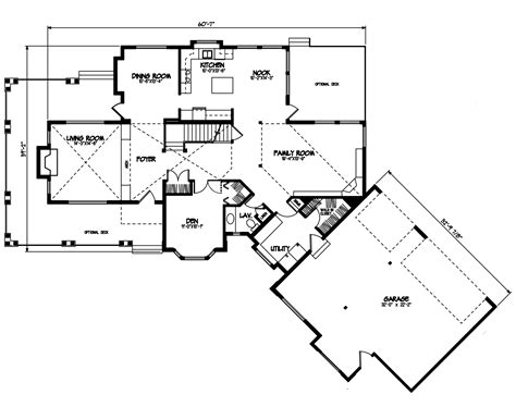 Modular Ranch Floor Plan With Angled Garage Farmhouse Style House Plan