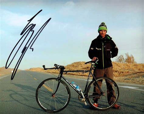 guy martin bicycle   guy  china    autographed picture