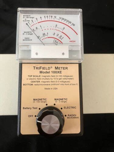 Trifield Emf Meter Xe Magnetic Electric Rf Paranormal Ghost Hunting