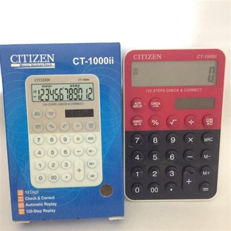 Jual Kalkulator Calculator Citizen Ct Ii Digit Di Lapak