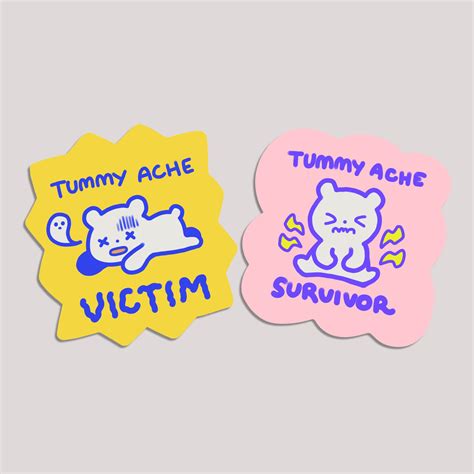 Tummy Ache Stickers – ieafy
