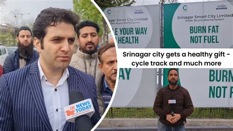 Srinagar City Gets A Healthy Gift Cycle Track And Much More Jk News