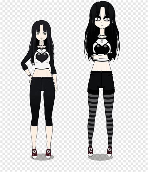 Leggings Mangaka Black Hair Tights Character Art Of Tim Burton Black Hair Fictional Character