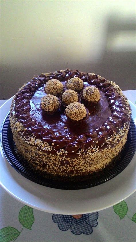 Bolo Ferrero Roche Roche Cakes Desserts Tailgate Desserts Food