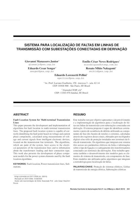 PDF SISTEMA PARA LOCALIZAÇÃO DE FALTAS EM LINHAS PDF filede