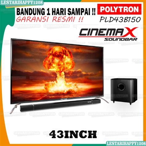 Jual Led Tv Polytron Inch Pld B Soundbar Khusus Bandung