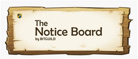 notice board text png